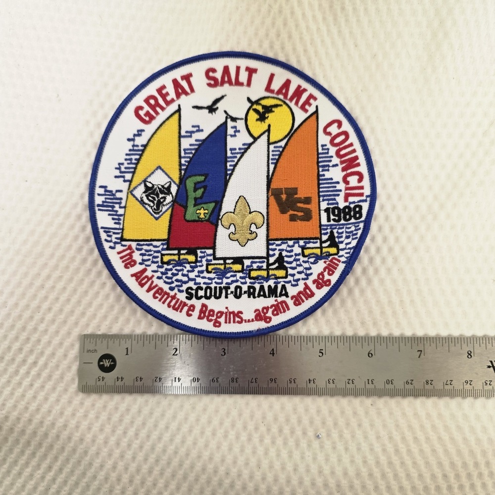 1988 Great Salt Lake Council Scout-O-Rama Patch Boy Scouts of America BSA Vtg